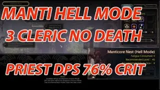 [ DN CLASSIC ] MANTI HELL Lv40 PRIEST DPS CRIT BUILD - NO DEATH