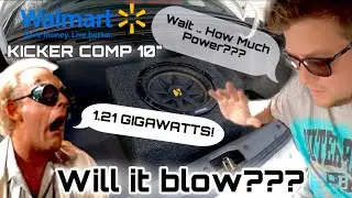 СКОЛЬКО МОЩНОСТИ МОЖЕТ ВЫДЕРЖАТЬ КИКЕР ИЗ WALMART???