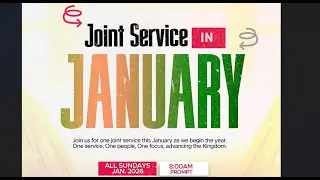 18TH JANUARY, 2026 |SUNDAY FIRST SERVICE| ICGC Calvary Temple, Spintex Hills