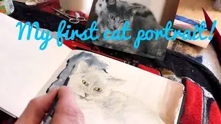 Our nightmare before Christmas! Pet portrait watercolors