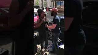 Lanell Lightfoot and Kenny Sway sing National Anthem