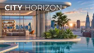 City Horizon Chill Mix | Rooftop Pool Ambience for Deep Focus & Elegant Evenings