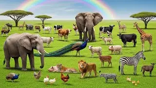 Farm Animal Sounds Monkey, Duck, Cat, Cow, Elephant, Pig, Rabbit, Duckling   Animal Sounds