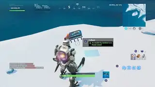 Fortnite Fortbyte #36 Location - Accessible by Sentinel on a Frozen Island