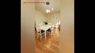 WAYFAIR INSPIRED DINNING SET!!!MY DIY PROJECT TO GIVE SIMILAR STYLE LOOK!!!