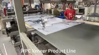 WPC Veneer Production Line | High-Efficiency Wood Plastic Composite Panel Manufacturing Process