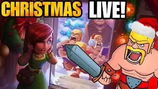 🎄 Christmas Special LIVE | Non-Stop Attacks & Push | Clash of Clans 🔥#coc