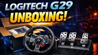 unboxing the beast 😈- Logitech G29 Driving Force Racing Wheel🧿