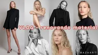 VLOG | VIDA DE MODELO - Renovando Material de Modelo em SP
