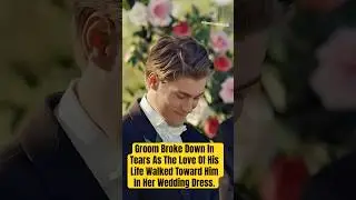 Groom Broke Down In Tears As The Love Of His Life Walked Toward Him In Her Wedding Dress.