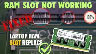 Laptop Ram Slot Change | laptop ram slot not working | laptop ram slot repair @supertechlrc