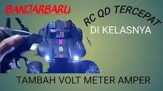 Cara Menambah volt meter amper di mobil rc mainan. cara pasang volt meter amper di mobilan rc