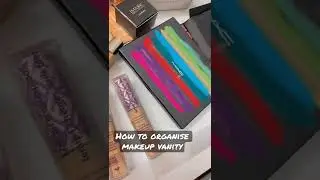 How to organise makeup vanity #makeup #vanity #review