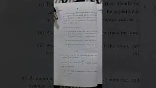 Business Mathematics sem 3 Bcom hons Question Paper #du #delhiuniversity #question