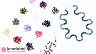 Show & Tell: Czech Glass Emma 3-Hole Triangle Beads
