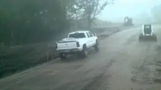 Downpouring at Jobsite