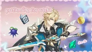 ₊˚˖𓍢ִ໋❀☘️prefarming for varka₊˚⊹ ᰔcozy genshin impact gameplay!!🍥