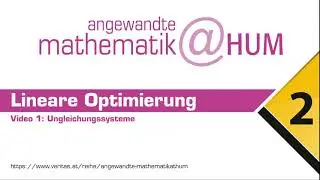 Lineare Optimierung: 1 - Ungleichungssysteme