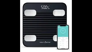 Health Sense Bluetooth BMI Weight Machine for Body Weight, Digital Body Fat Analyzer Machine