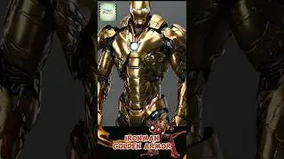 What if Superheroes with Golden armor #avangers #marvel #superhero #ironman #spiderman #superman