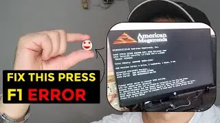 how to remove f1 error on computer start screen | computer f1 error | computer f1 boot problem | Fix