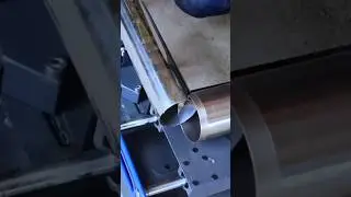 TEKNIK || Teknik pemotongan lengkung miring pipa baja #shorts