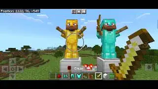 Dancing armour stand Trick Minecraft PE On Mobile