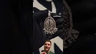Diamond Headbanga Muzik Logo Pendant Made by Eliantte and Co! Rate This Piece 1-10 #shorts #jewelry