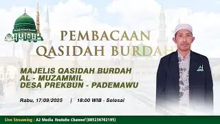 PEMBACAAN QASIDAH BURDAH MQB AL-MUZAMMIL LIVE DI KEDIAMAN Sdr.JUMALI