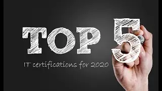 Walking on the Cloud - Top 5 IT certifications for 2020
