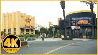 Driving Tour of Buena Park Downtown (Shopping mall)-2 [4K]