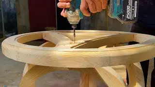 Artistic Inspirational Woodworking Design Ideas // Beautiful Japanese Dining Table With Soft Curves