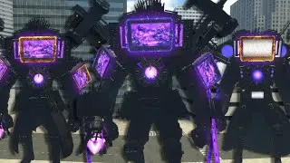Astro hydra titan vs All Titan tvman , titan cameraman, titan speakerman ! Garry's mod