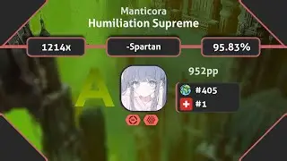 -Spartan | Manticora - Humiliation Supreme [Extra] 9.89⭐ +DTHD
