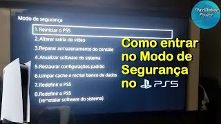 Como entrar no Modo de Segurança no PlayStation 5