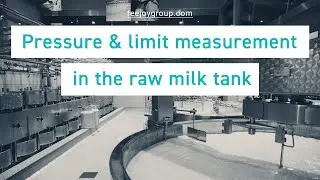 Level, pressure measurement in the raw milk tank - Feejoy technology