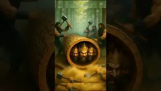 Ravana trapped in wood #ai #ravan #torankefact