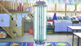 HEXAgone&reg; UV-C Room Sterilisers - 360&deg; UVC disinfection within minutes