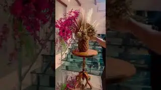 COMO FAZER UM ARRANJO DESIDRATADO?(decorativo assimétrico desidratado) AO VIVO - ESTREIA - LIVE