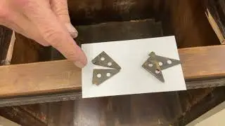 2656.  ￼￼ Checking the dropped phonograph cabinet for missing parts and loose spots #shorts￼
