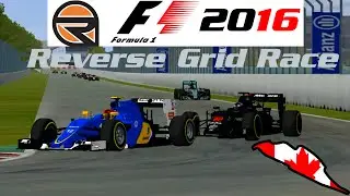 rFactor &mdash; гонка F1 Reverse Grid Race 2016 &mdash; Канада