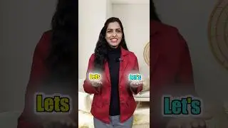 How to use Let&rsquo;s and Lets | Difference, Usage and Meaning | Learn English Vocabulary #shorts