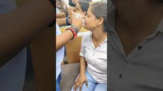 ✨ Nose Piercing with Gun 💎 | Instant Nose Pin Piercing #Shorts #NosePiercing #piercing #cute