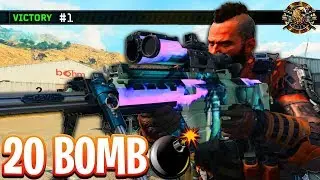 MY FIRST EVER 20 BOMB *MUST SEE* HIGH KILL BLACKOUT SOLO GAMEPLAY