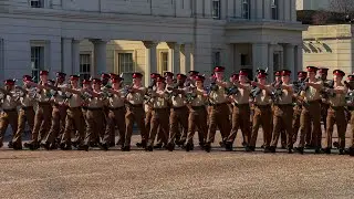Rare UNSEEN Training: King&rsquo;s Guards Prepare for Changing of the Guard at Wellington Barracks 🇬🇧