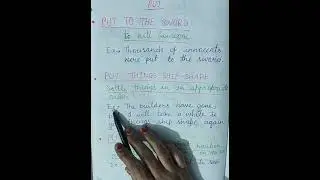phrases  based on put