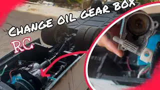 Change oil gear box Rc bus #bus #rc