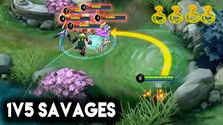 Insane 1v5 Savage Moments in Mobile Legends That Will Leave You In Awe ✅