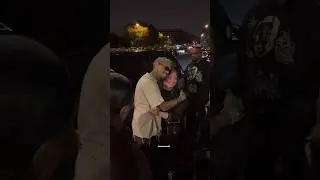 Chris Brown Shows Love to Fans in Paris 🇫🇷❤️
