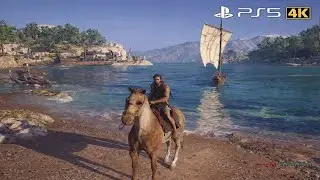 Геймплей Assassin&rsquo;s Creed Odyssey на PS5 | 4K 60FPS | Первое прохождение